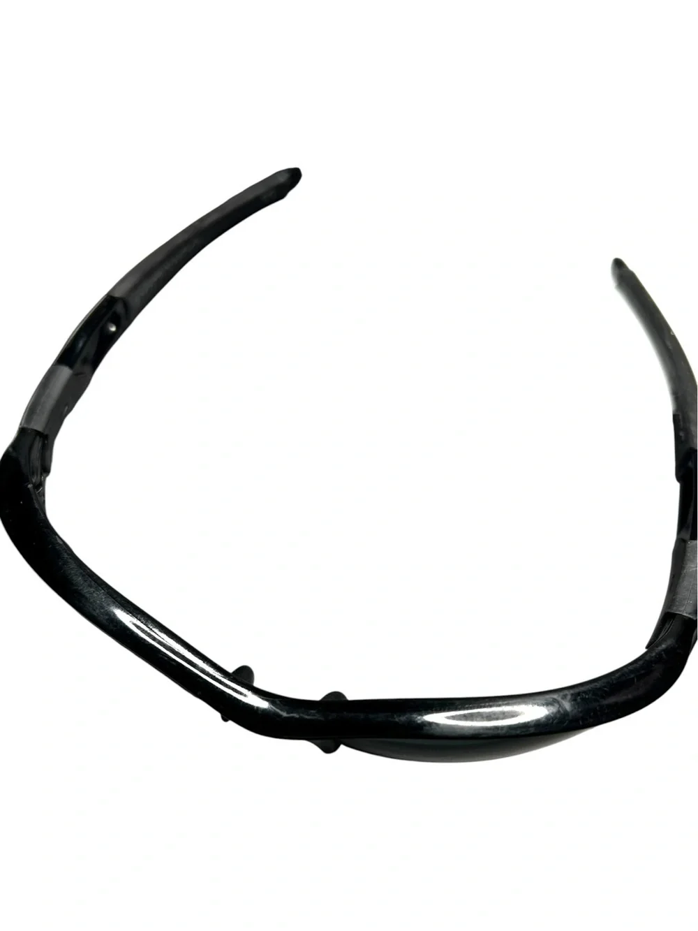 Oakley Flak Jacket XLJ 1.0 Sunglasses Black 12-903 63-14 Vintage Sport Wrap - Picture 4 of 12